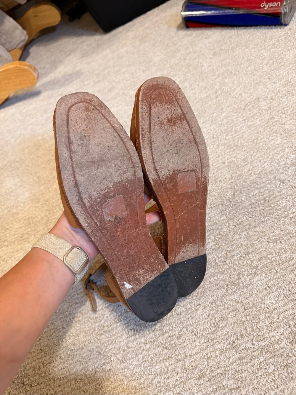 Roolee Tan Espadrille Ankle-Strap Flats